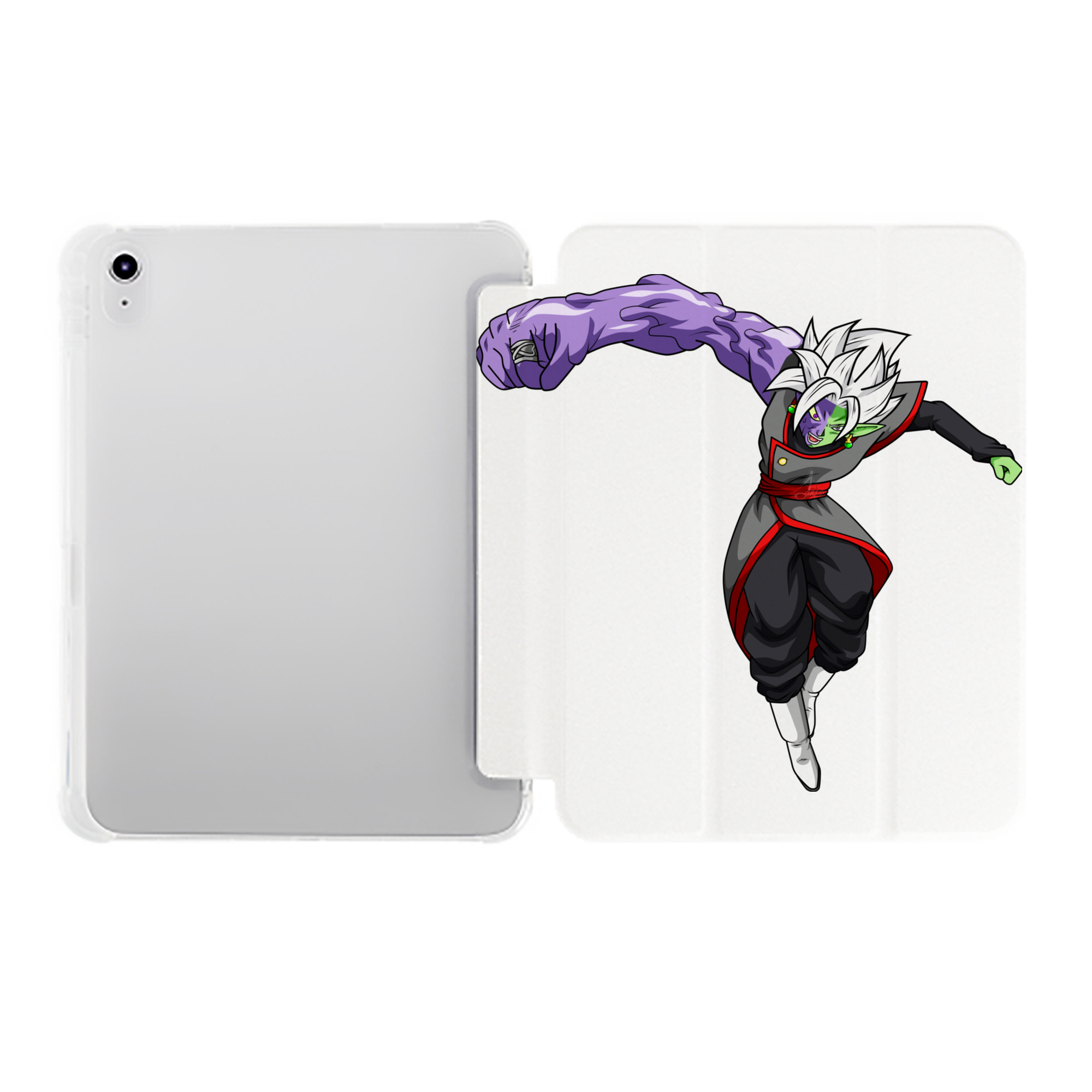 （画像用） ドラゴンボール ベジット DRAGON BALL Vegetto IPad ケース ペン収納付き 三つ折りスタンド PUレザー×シリコン 対応機種9.5/10.5/10.9インチ